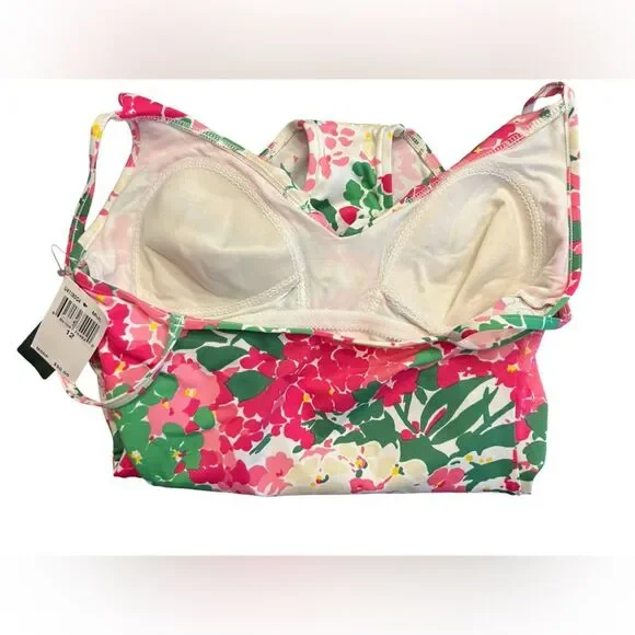 NWT Lauren Ralph Lauren Floral One-Piece Swimsuit Size 12 (W51) - Picture 7 of 13